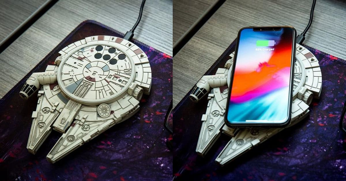 Cargador Halcon Millenario Starwars Carga Rapida para Celular