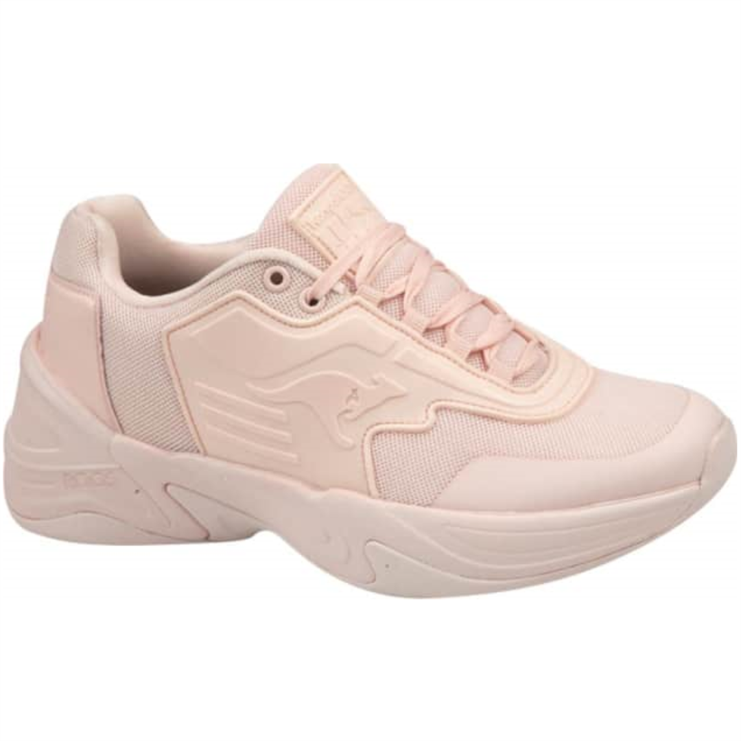 Tenis Casual Urbano Kangaroos 441w Rosa Dama Original 
