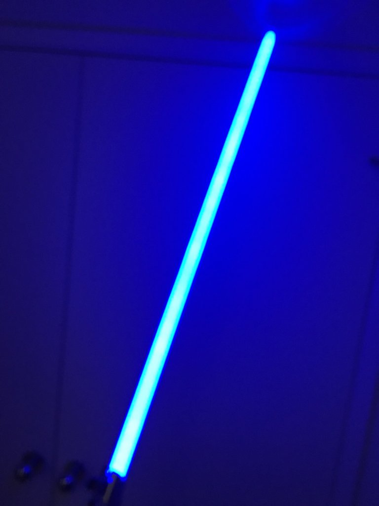 Espada StarWars Rey Light Saber Blue Luz y Sonido
