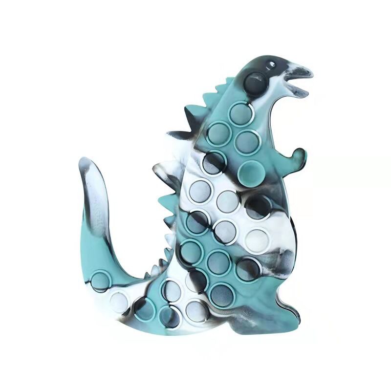 Godzilla pop it 3D azul degradado juguete