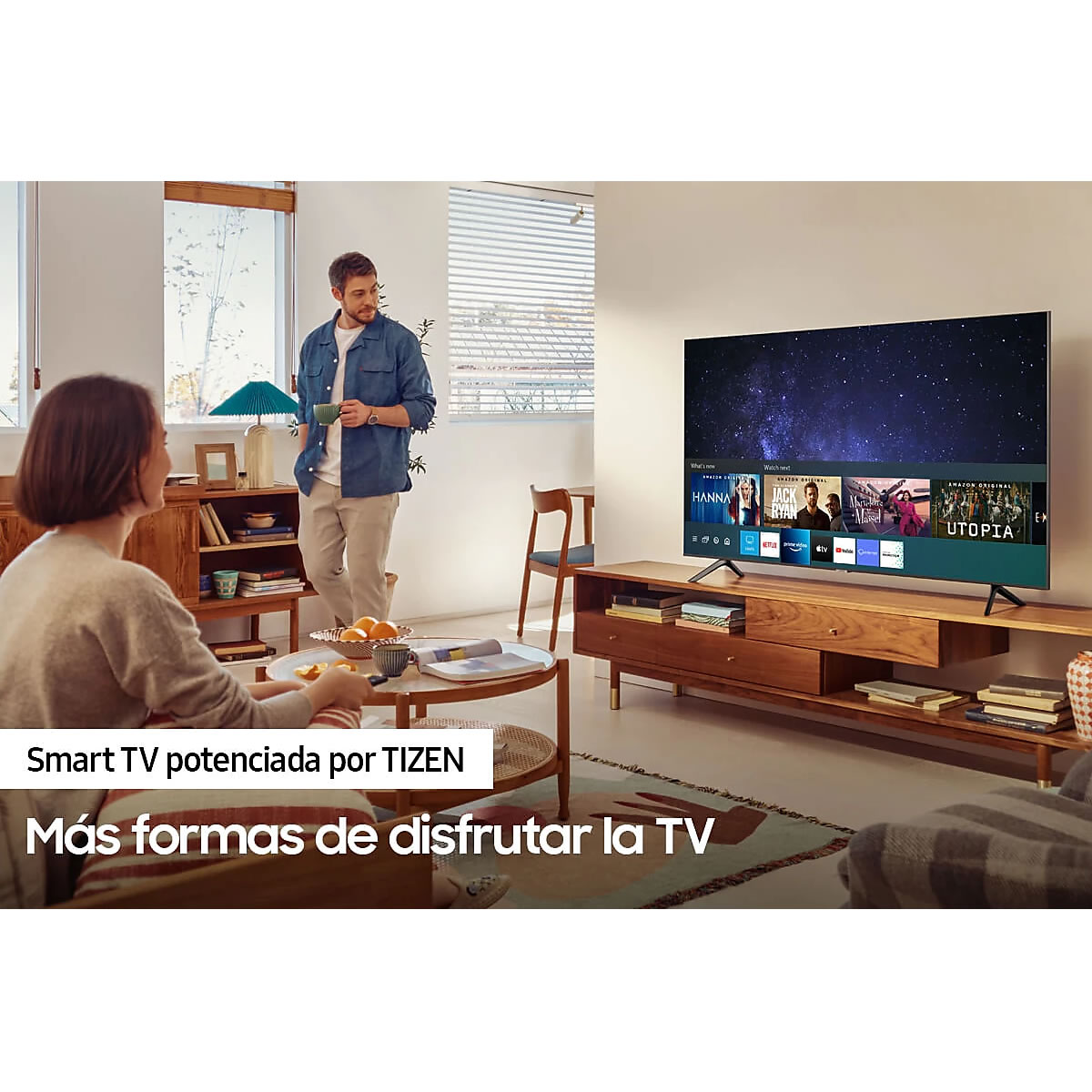 Pantalla 55 Pulgadas 4k Smart Tv Samsung UN55AU7000FXZX CST