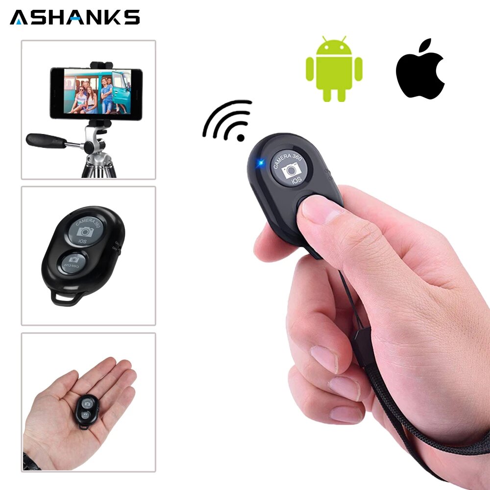 Disparador Shutter Selfie Foto Control Remoto Bluetooth Android iOS