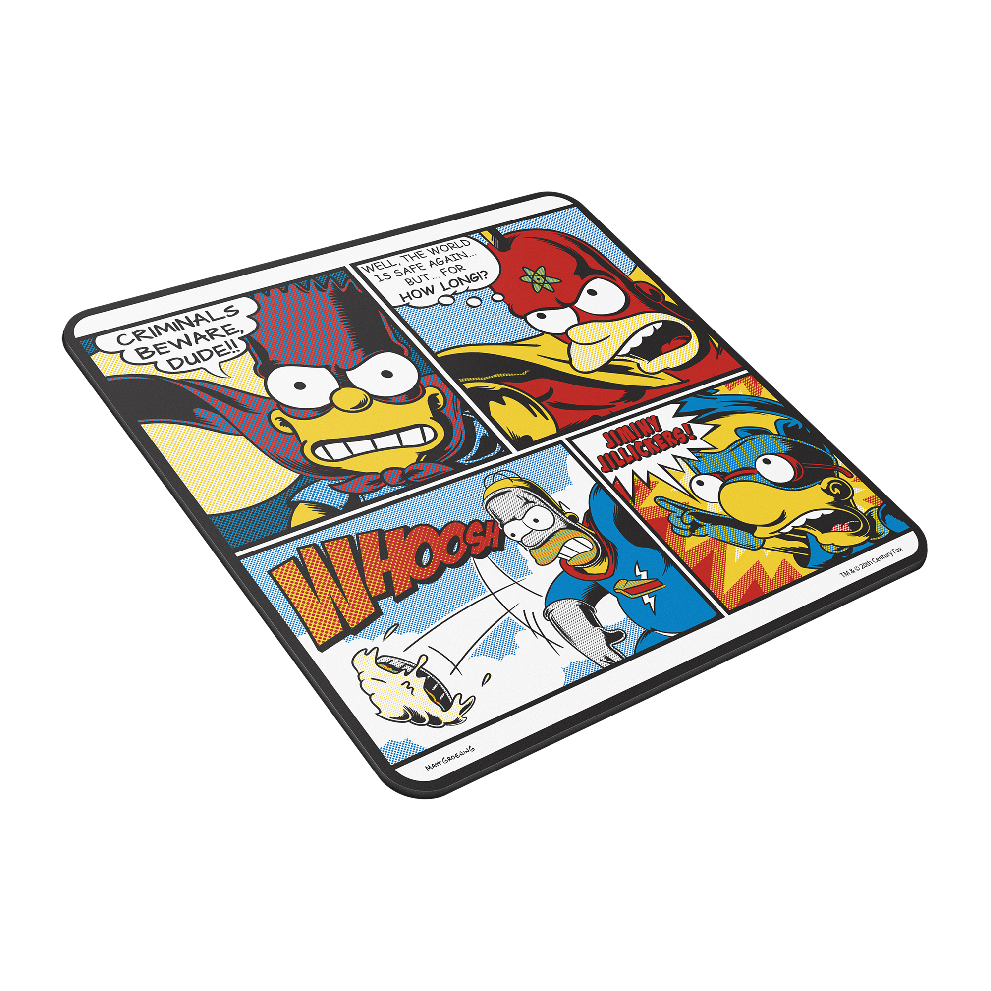 MousePad The Simpsons Steren Resiste con Diseño Comic