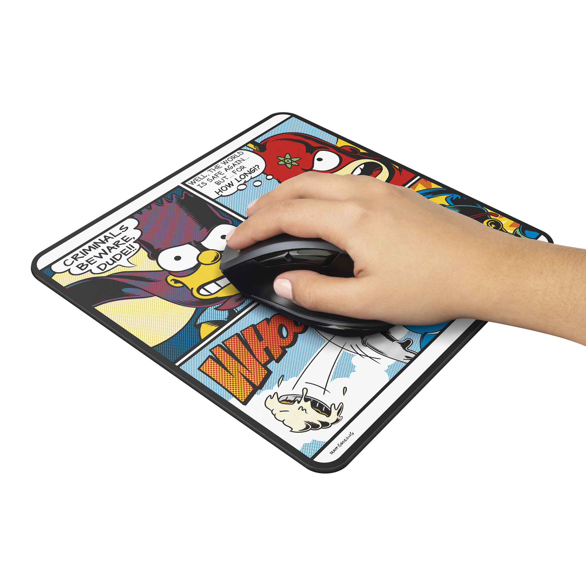 MousePad The Simpsons Steren Resiste con Diseño Comic