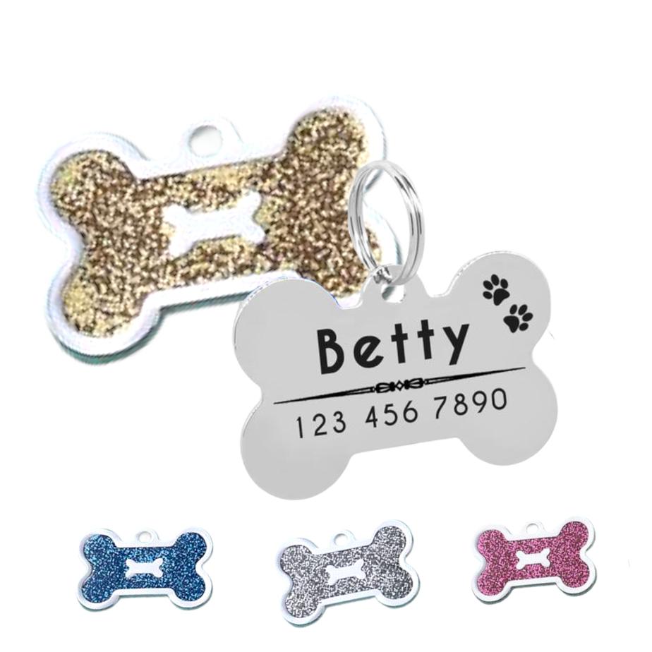 Placa Identificación Mascota Grabado Láser ¡personalizada!