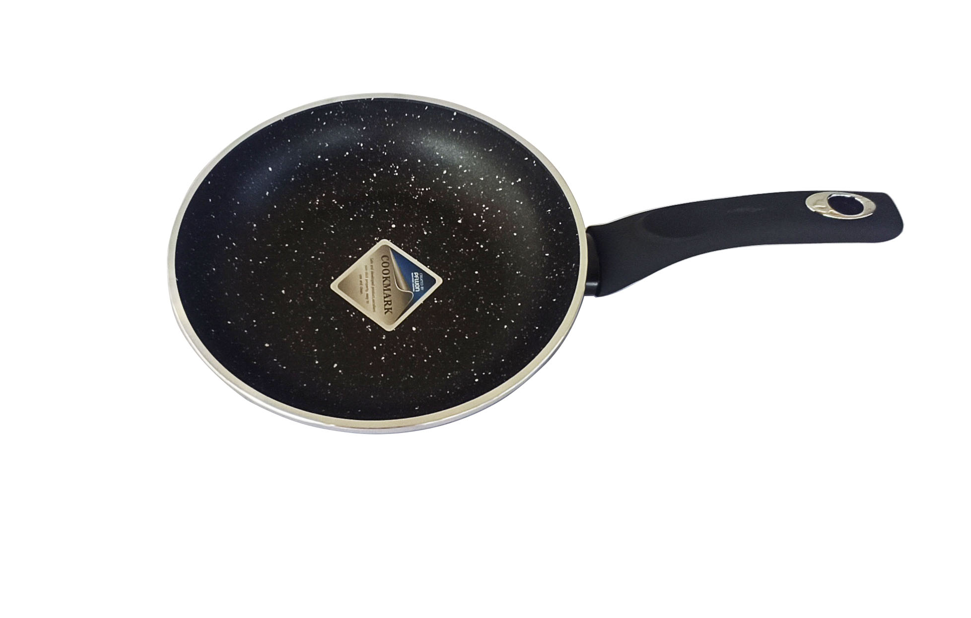 Sartenes Kung fu Master aluminio forjado con revestimiento Mármol Antiadherente -3 Piezas para inducción color negro 