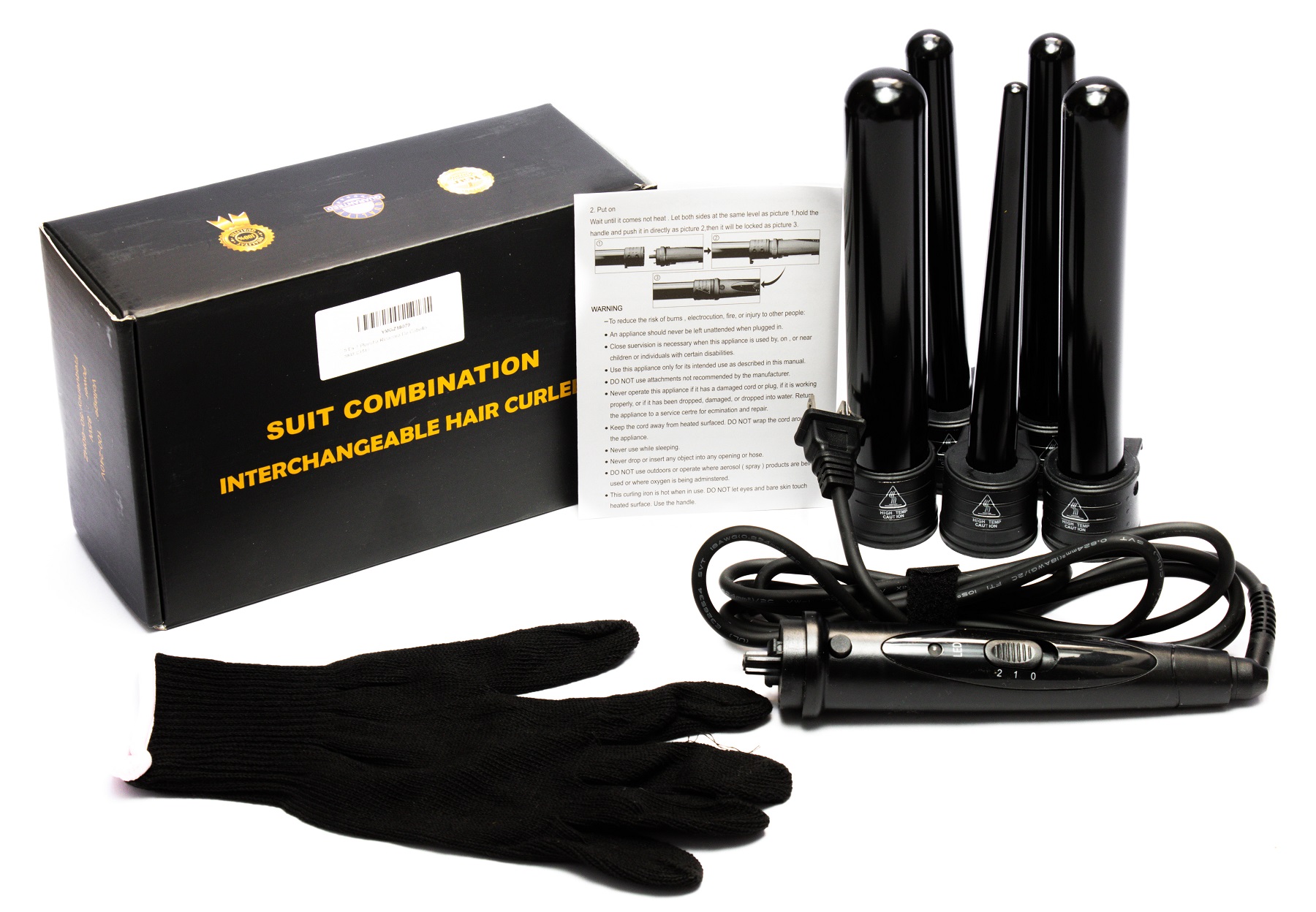 Ferros Profesionales 5 En 1 Todo Super Rizadoras De Cabello