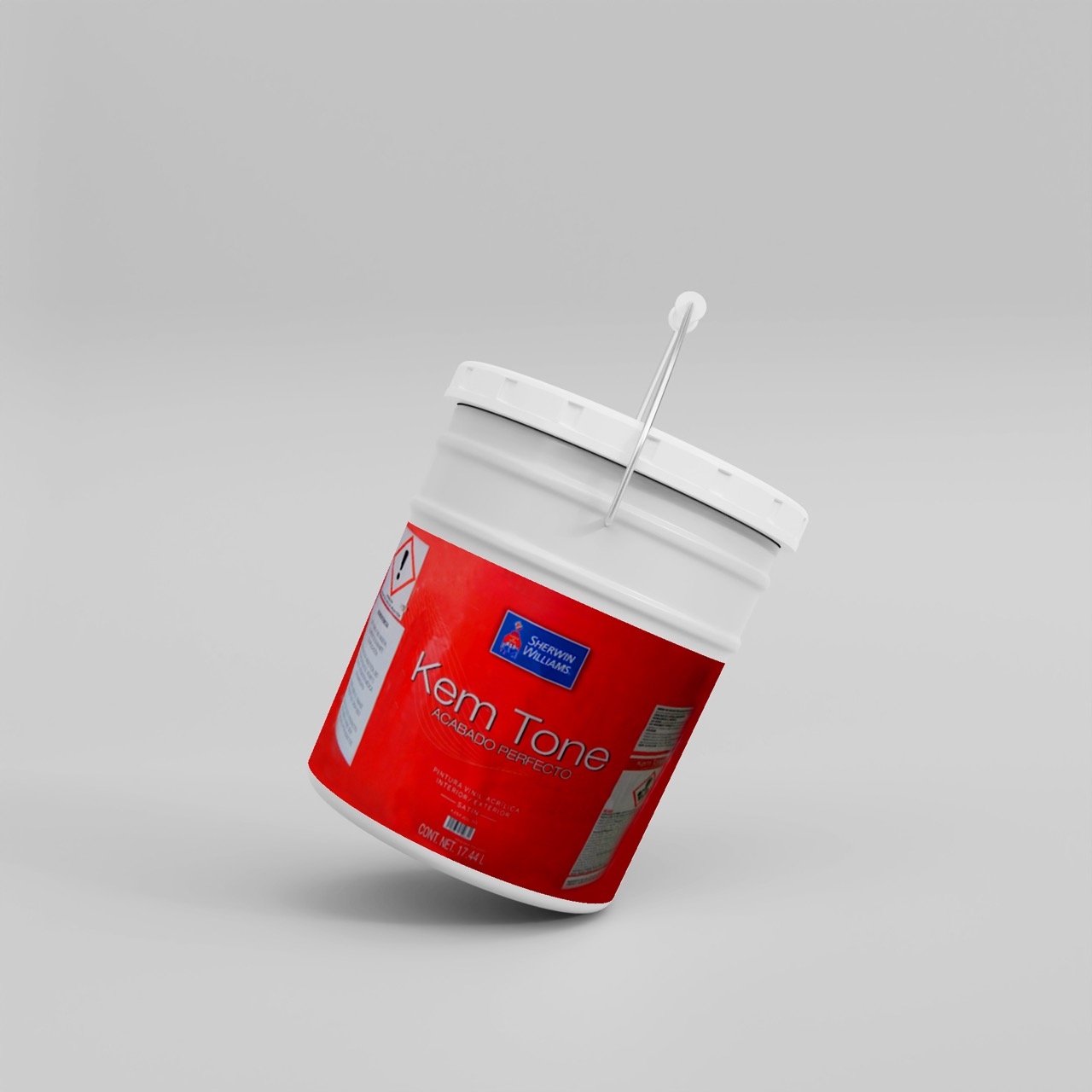 Cubeta de Pintura Vinílica SATIN BLANCO KEM TONE SHERWIN WILLIAMS