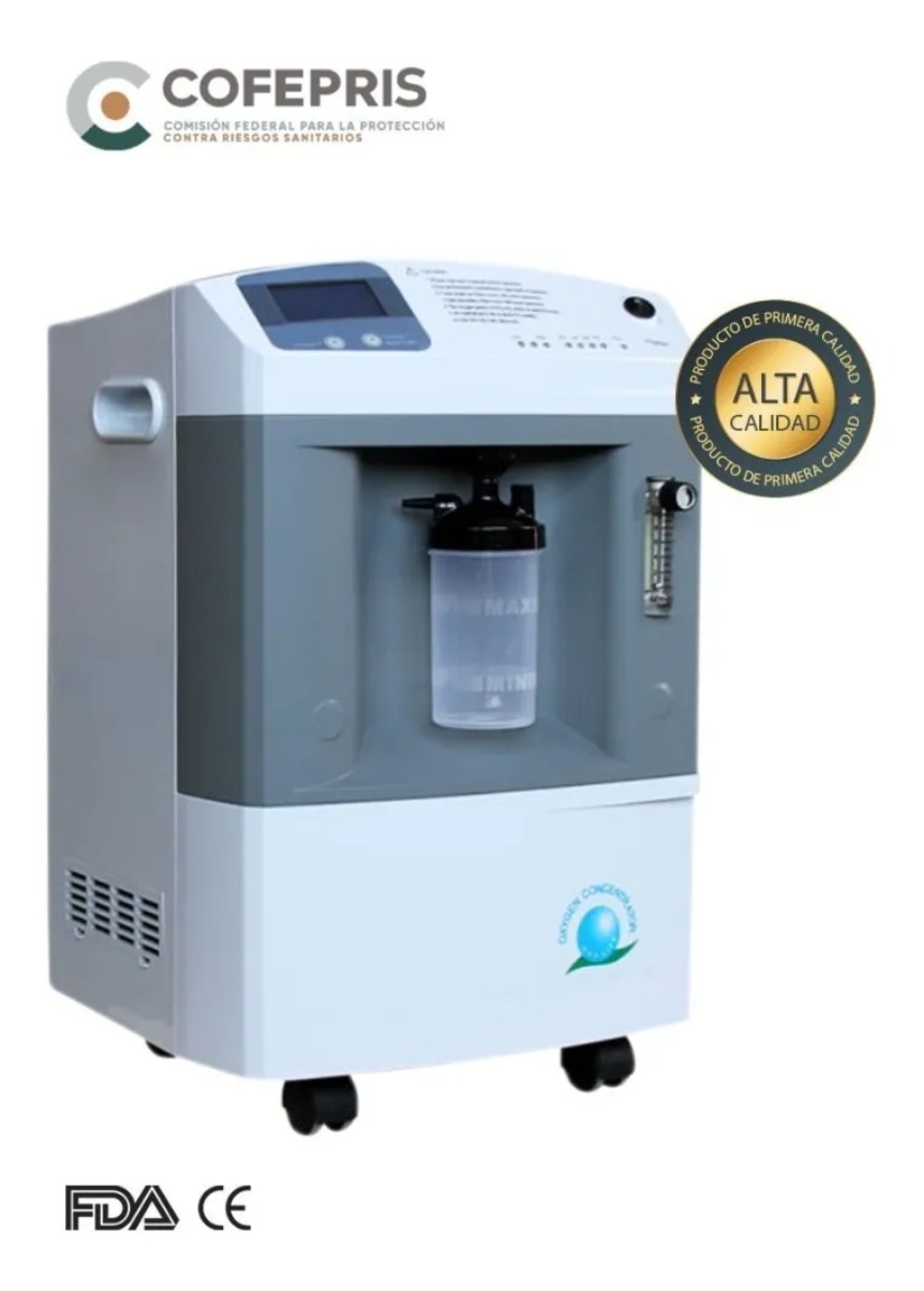 Concentrador De Oxigeno 10 Litros Longfian + Oximetro