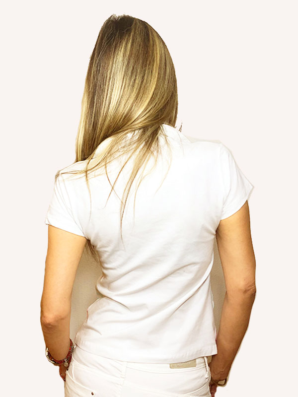 Playera Tipo Polo para mujer. Diseño casual 