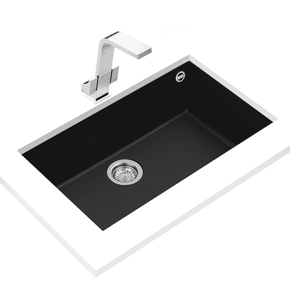 Teka Fregadero Para Cocina Tarja Negra 80 Cm 115230015