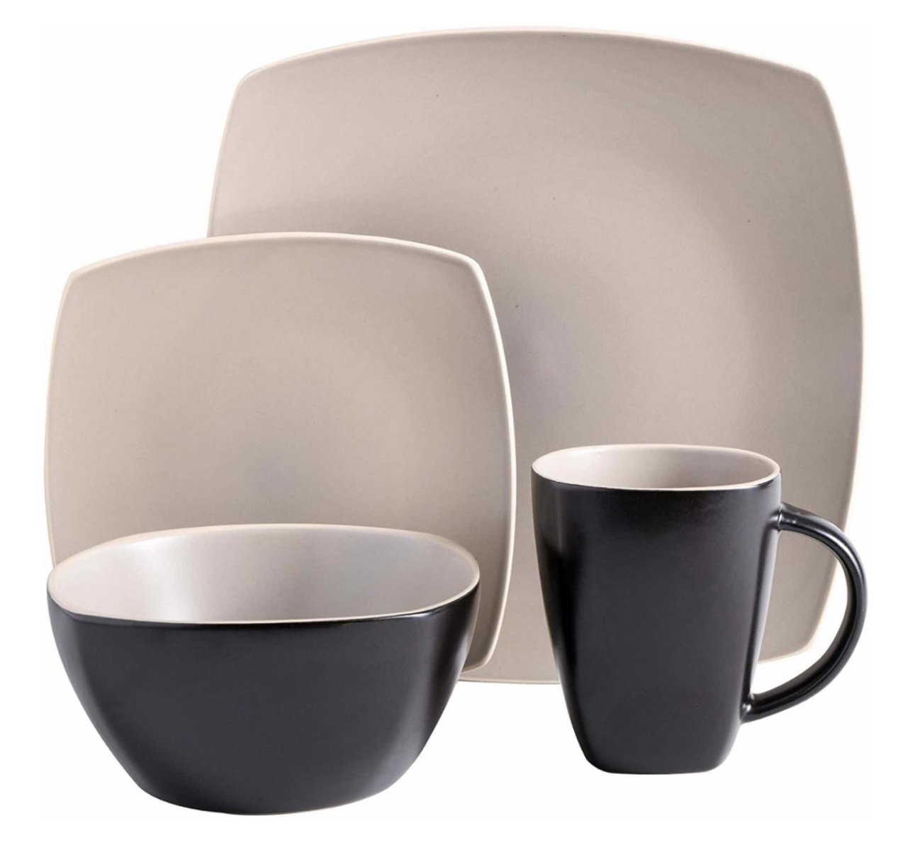 Vajilla Gibson Elite Soho 16 Pz Beige Cafe