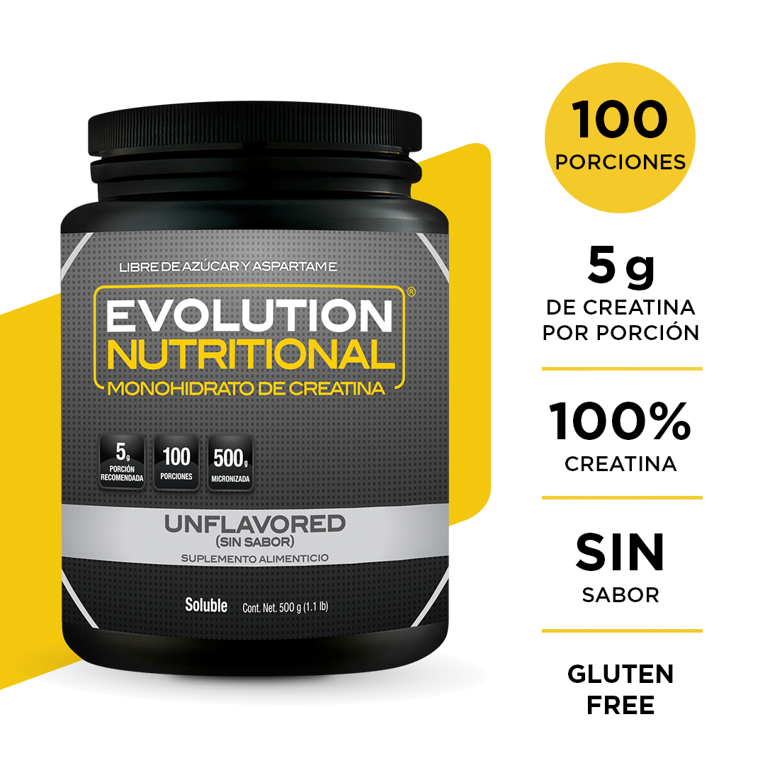 Evolution Monohidrato de creatina de 500 g