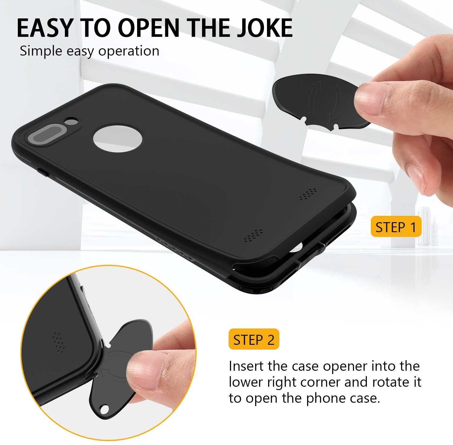 Funda LifeProof Serie Frés Funda Impermeable para iPhone is Oscuro)