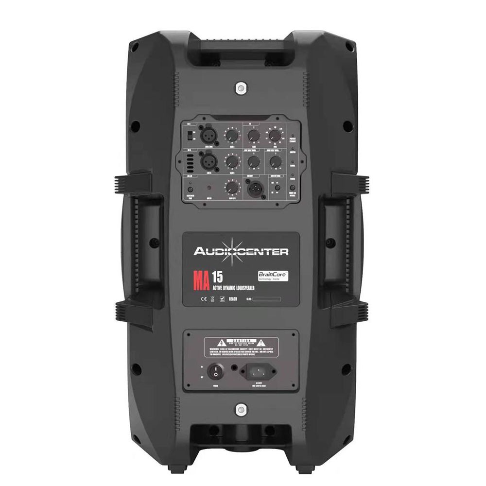 AUDIOCENTER MA15 Altavoz Activo 15" 1600w con DSP y Bluetooth.