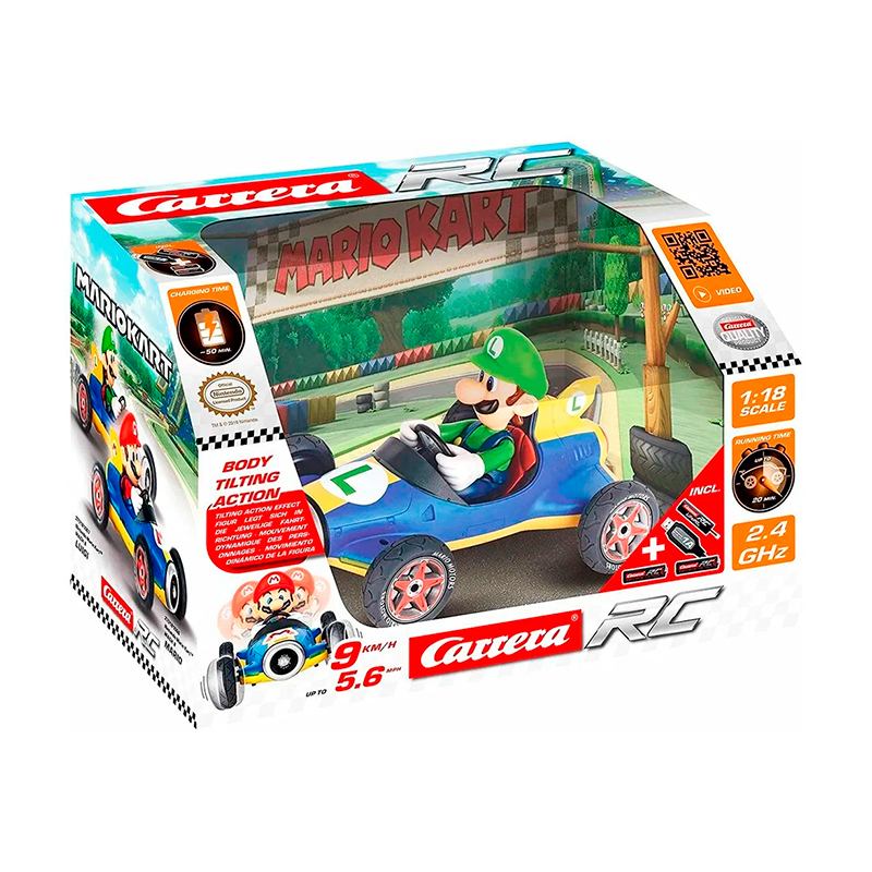 Mario Kart Carrera RC Vehiculo de Control  Luigi