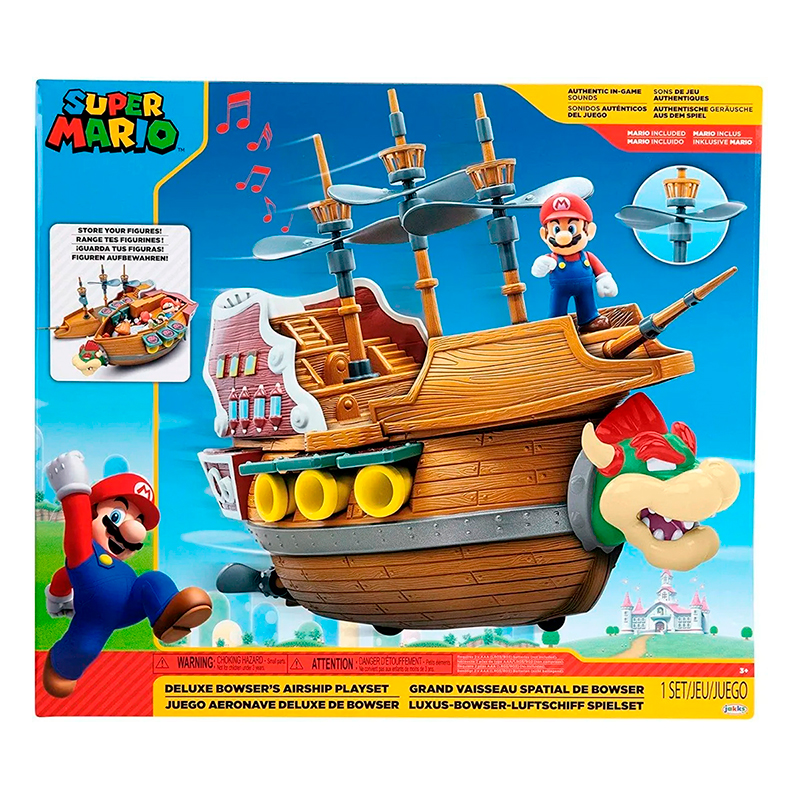 Super Mario Bros Barco Pirata