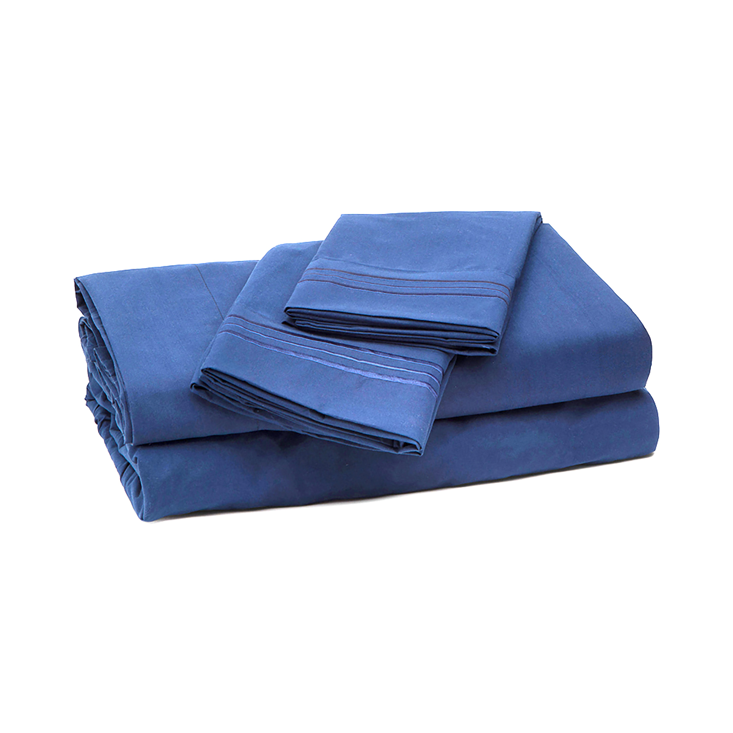 TWIN BROTHERS SABANA 1800 HILOS INDIVIDUAL AZUL MARINO