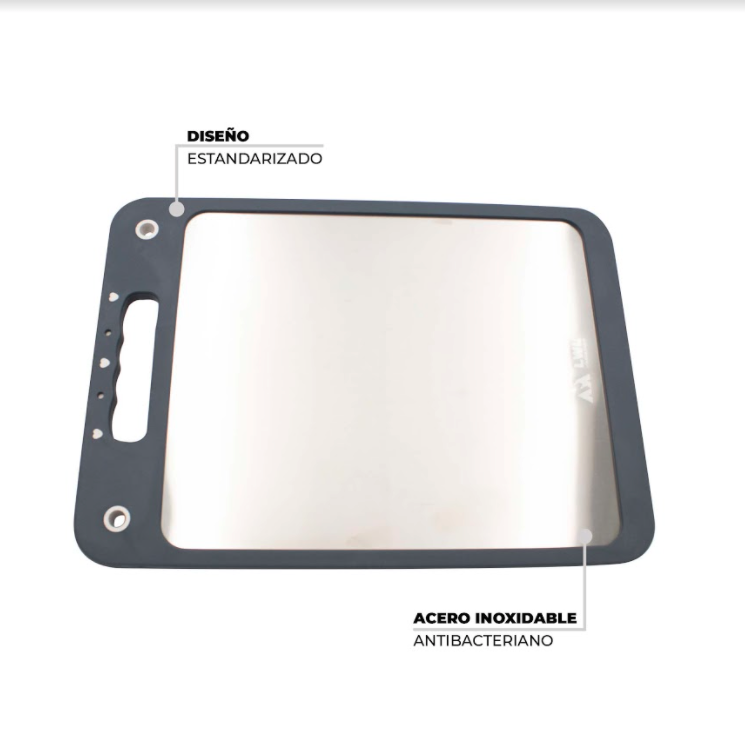 Tabla Para Picar Alimentos Grande Placa De Acero Inoxidable