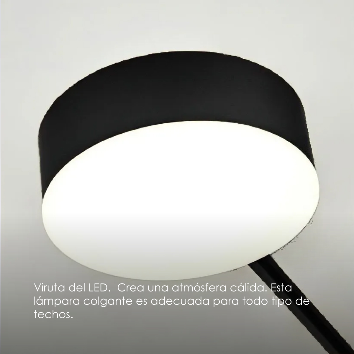 Lampara de techo estilo industrial hierro forjado negro con dorado lampara downlight 8+1 luces