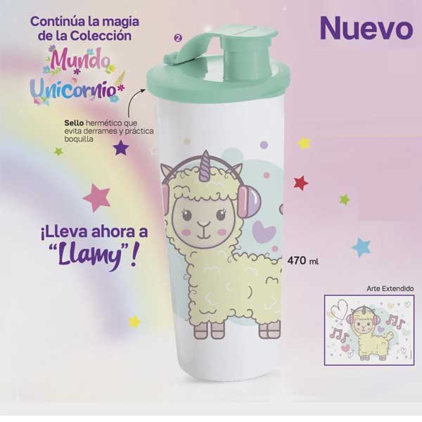 Practivaso Llama Unicornio