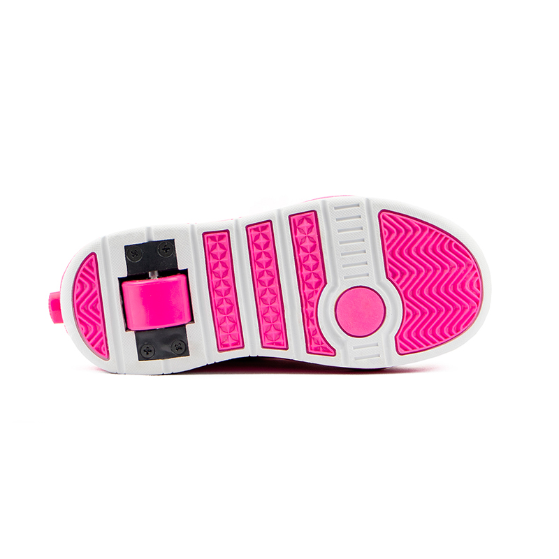 Tenis Patin Speed Rollers Pompones Rosa