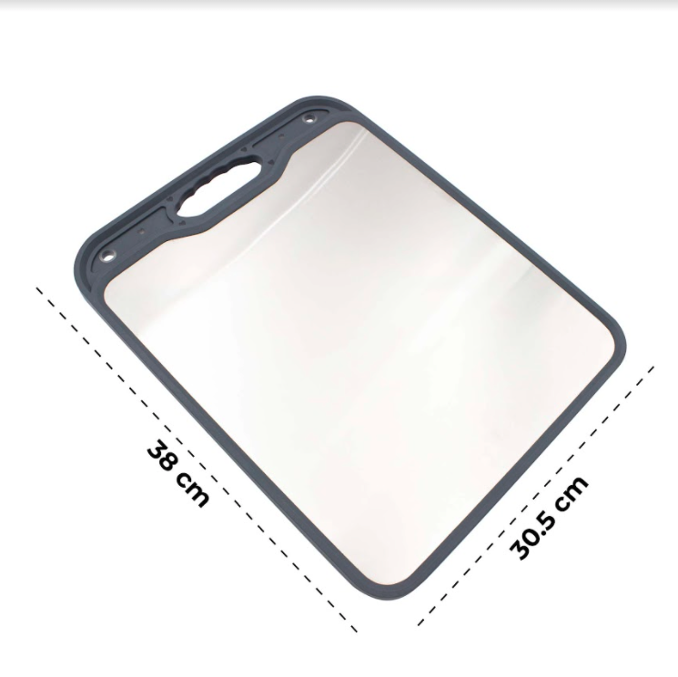 Tabla Para Picar Alimentos Mediana Placa De Acero Inoxidable