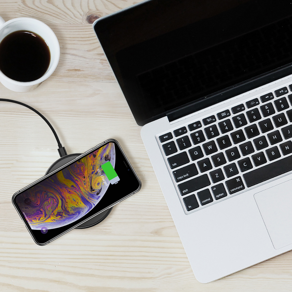 Base de Carga inalámbrica Qi 10W Negra