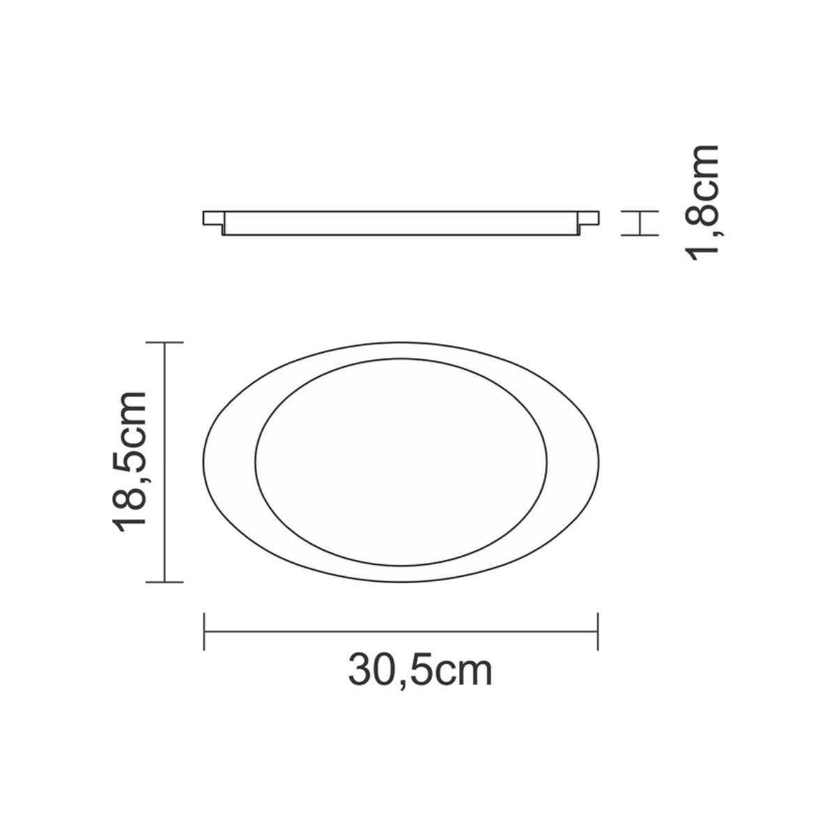 Sarten + Tabla De Madera Mix Grill Oval Tramontina 10239/638 END1