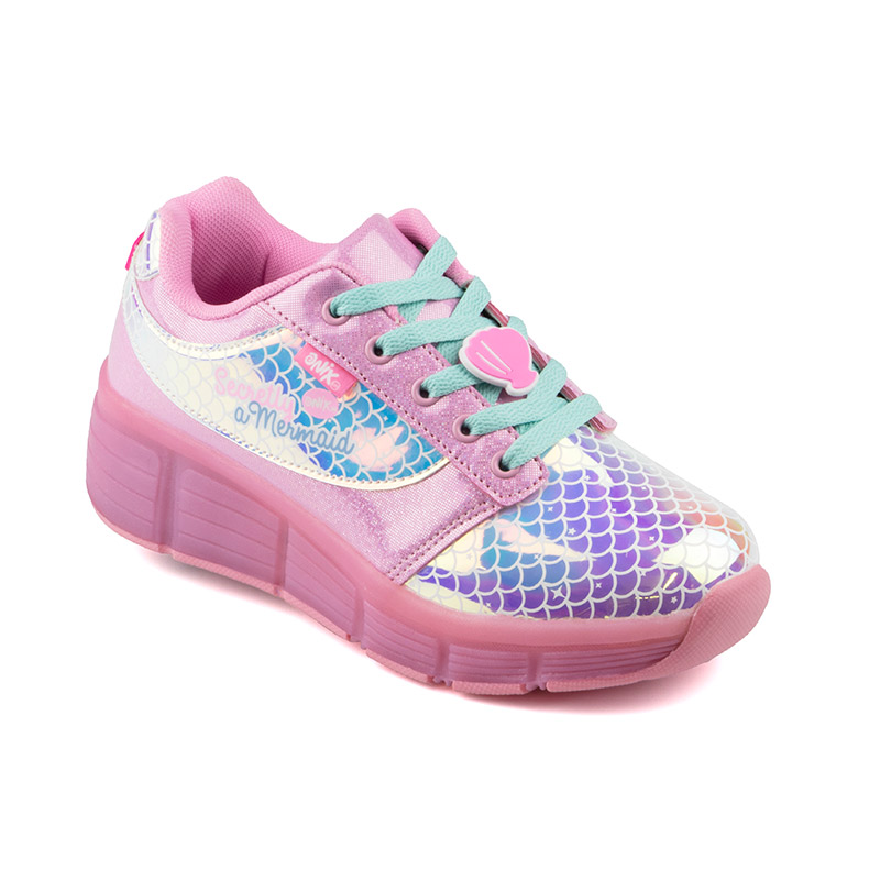 Tenis Patín Onix Sirena Rosa Para Niña