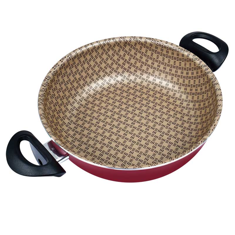 Arrocera Tramontina 20500/724 Paris Roja con Tapa de Vidrio 24 cm 2,8 L END2**