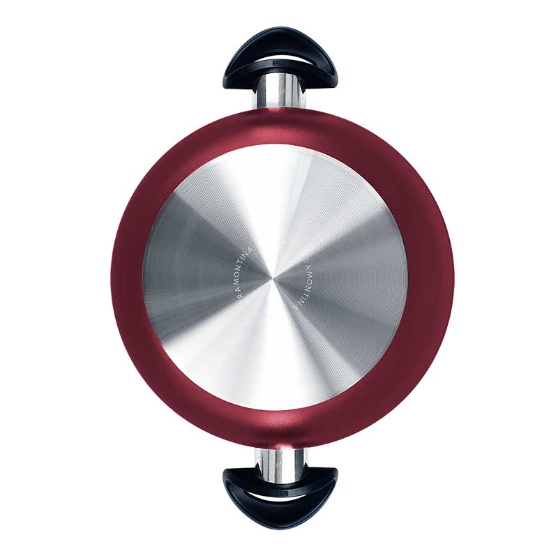 Arrocera Tramontina 20500/724 Paris Roja con Tapa de Vidrio 24 cm 2,8 L END2**