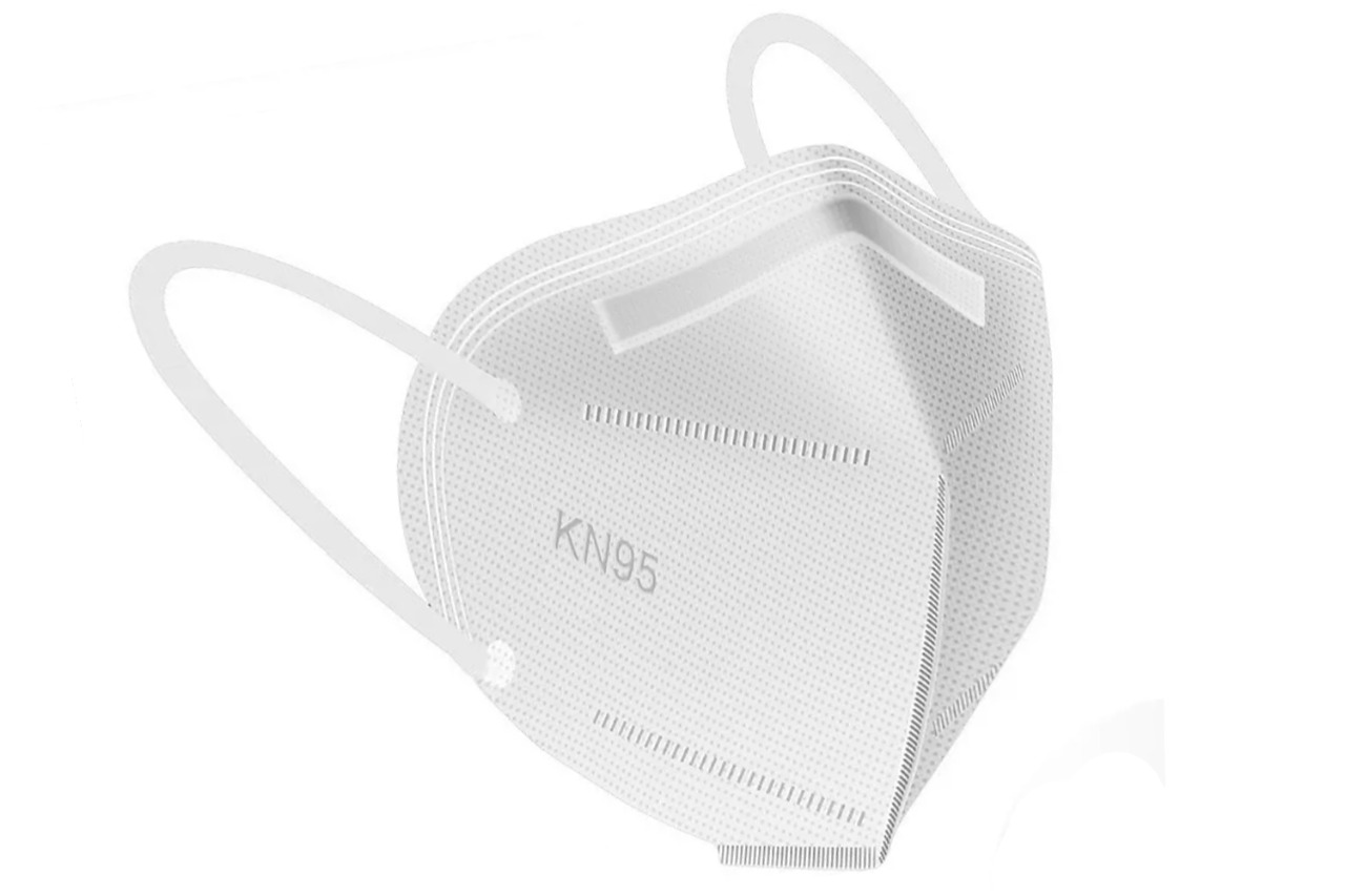 Cubrebocas Kn95 5 Capas Certificado Mascarilla N95 50 Piezas Blanco				