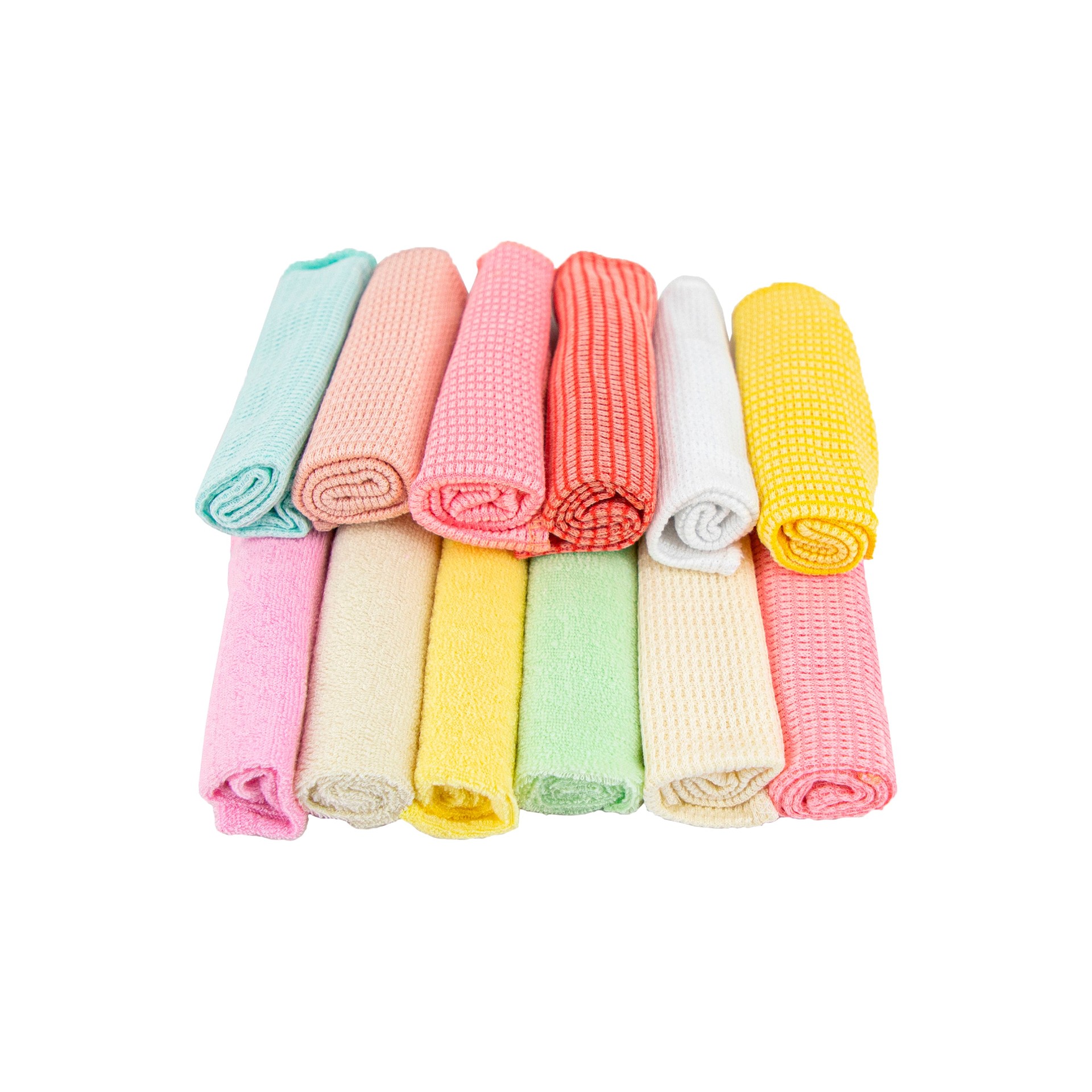 Set 12 Piezas Toallas Faciales Para Bebé