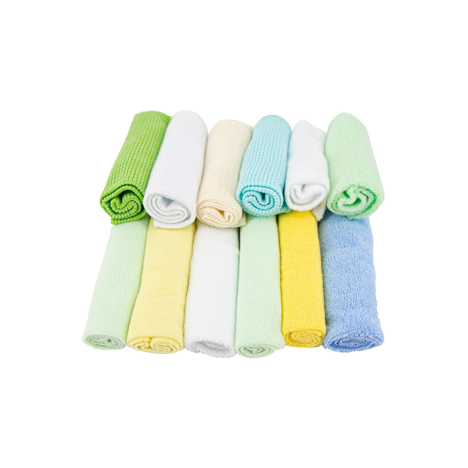 Set 12 Piezas Toallas Faciales Para Bebé