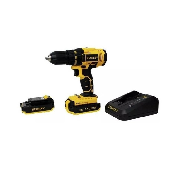 Taladro Atornillador 20v + 2 Baterias Scd20c2 Stanley