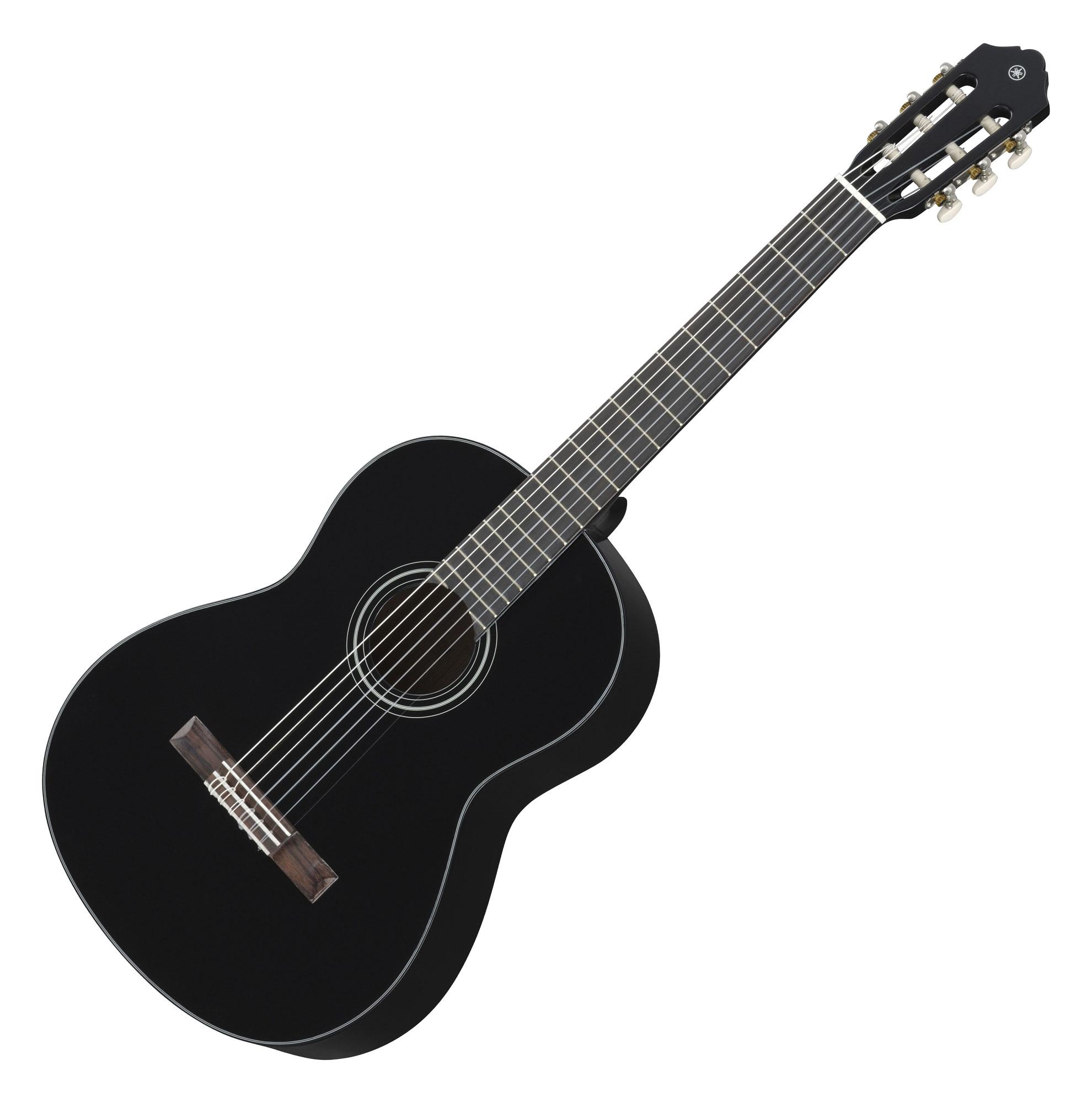 Guitarra Clásica Yamaha C40II Black Color Negro Brillante