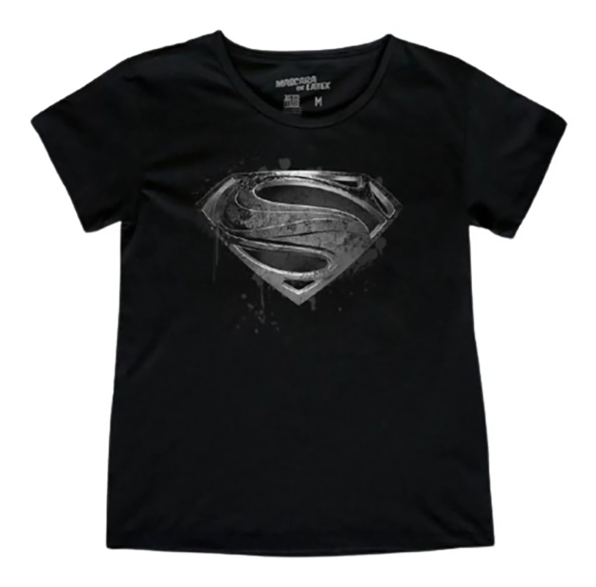 Playera Jl Superman Mujer Mascara De Latex