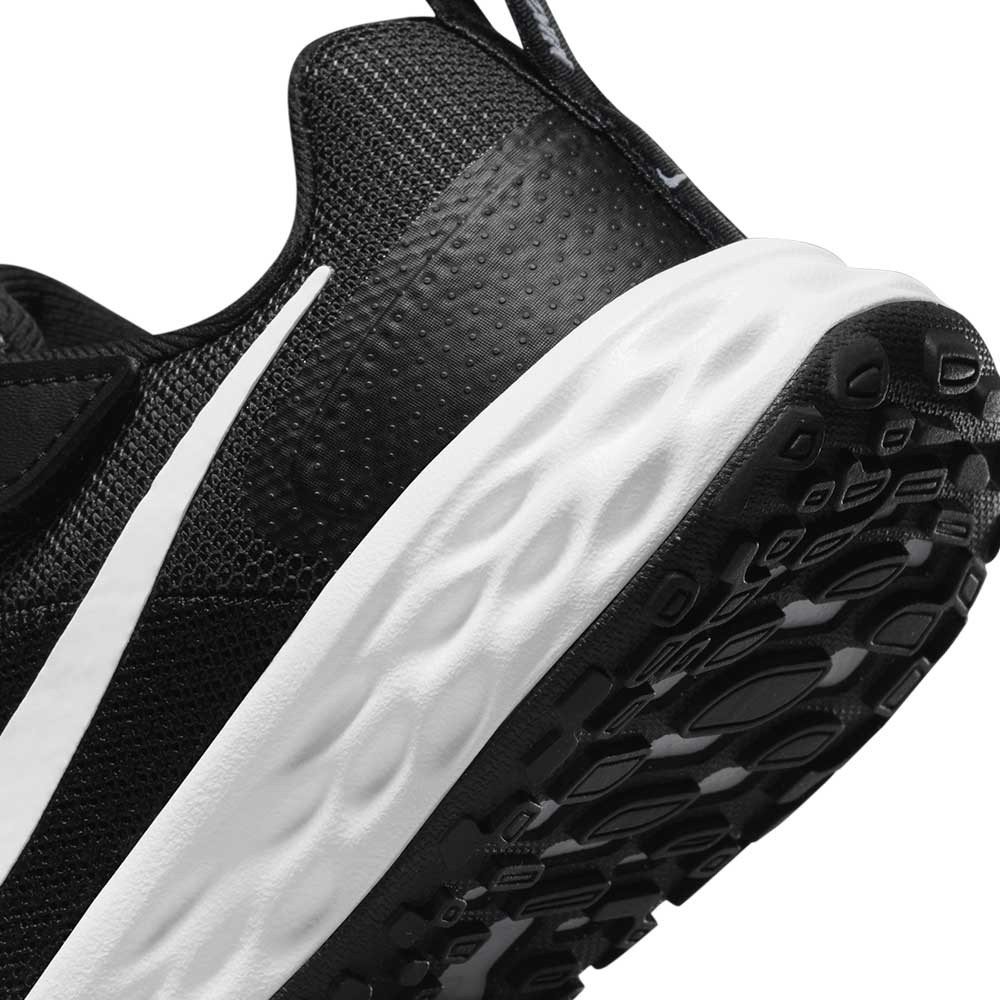 TENIS ESTILO DEPORTIVO NIKE REVOLUTION 6 NN (PSV)-NEGRO/  NIÑO DD1095 003 100% ORIGINAL