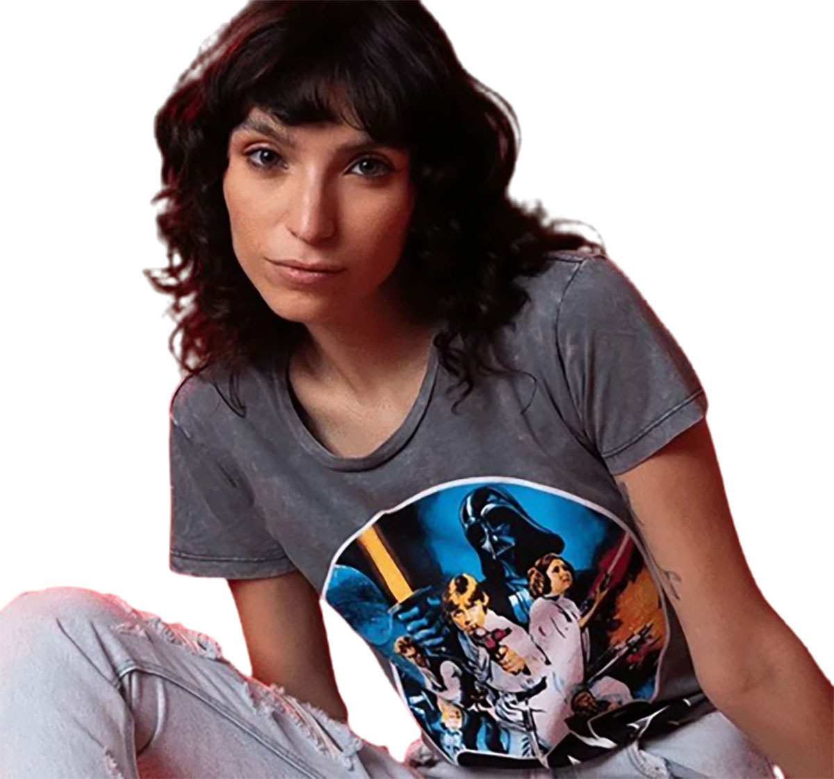 Playera Una Nueva Esperanza Mujer Mascara De Latex Star Wars
