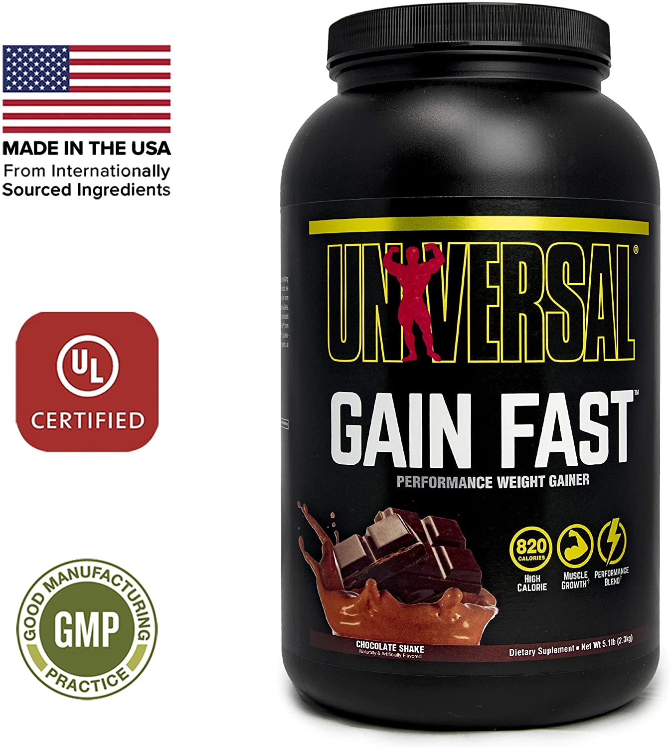 PROTEINA  UNIVERSAL GAIN FAST SABOR CHOCOLATE 