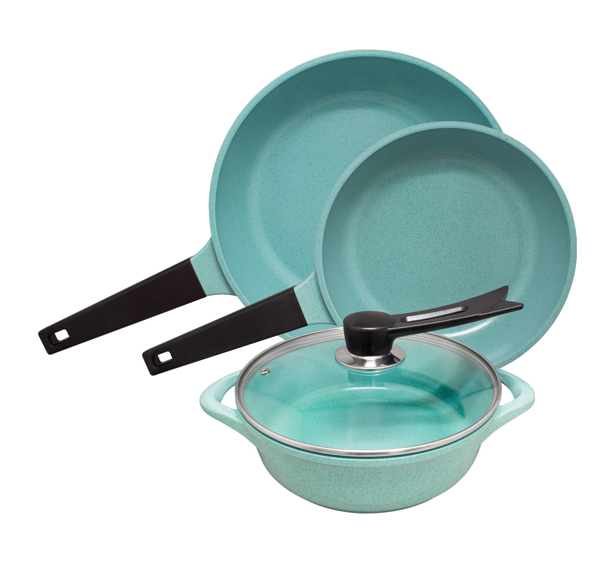Batería de cocina Jade Iris 4pzas