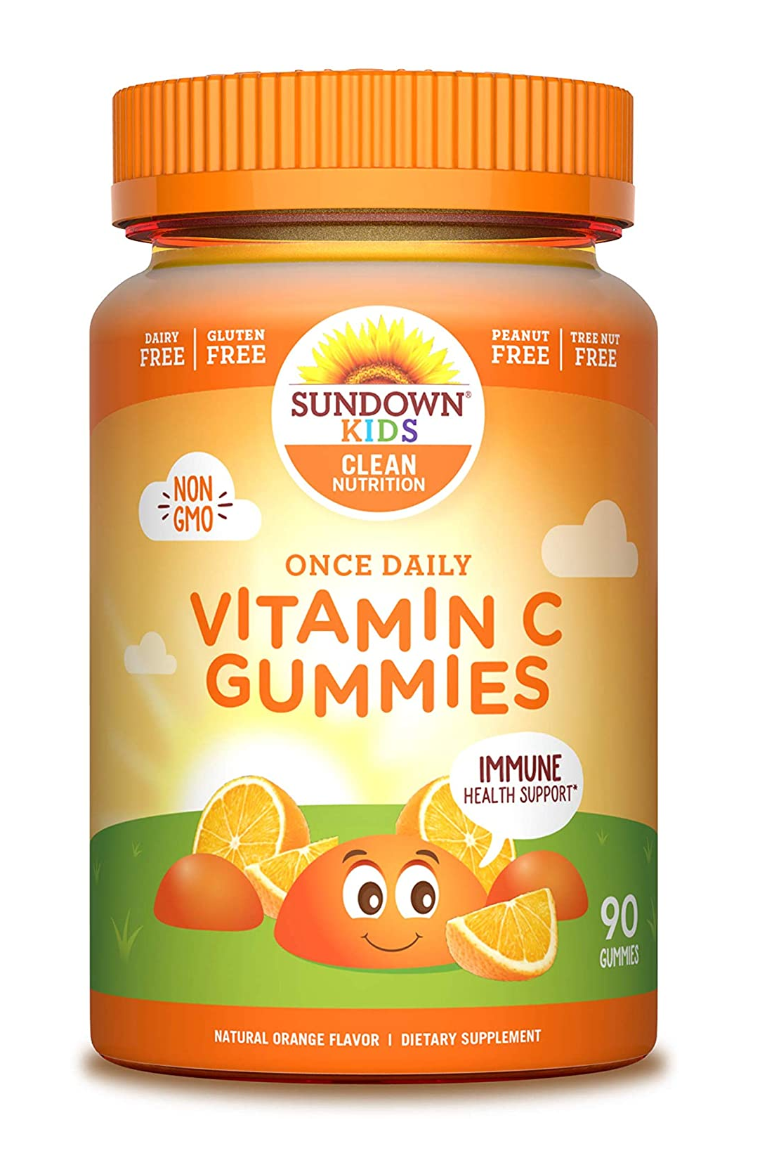 Sundown Kids 90 Gomitas de vitamina C sin lácteos, sin gluten 10.72 Onzas