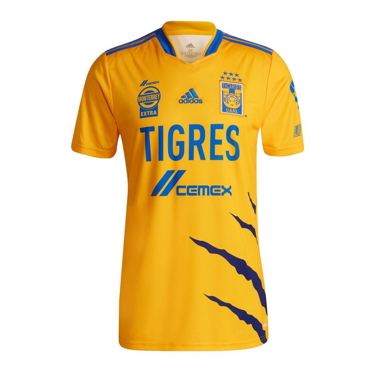 Jersey Adidas de los Tigres de UANL de Local temporada 2022