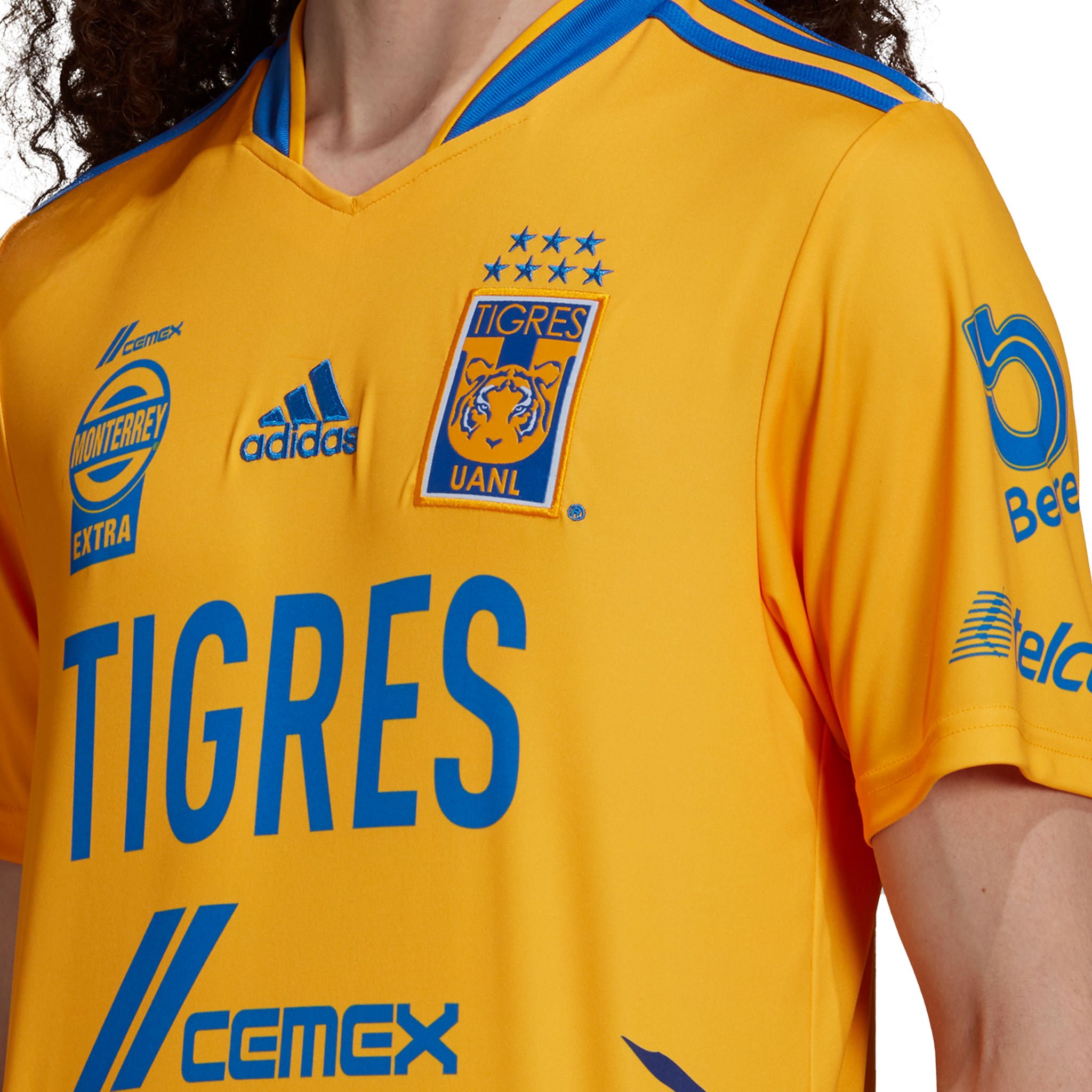 Jersey Adidas de los Tigres de UANL de Local temporada 2022
