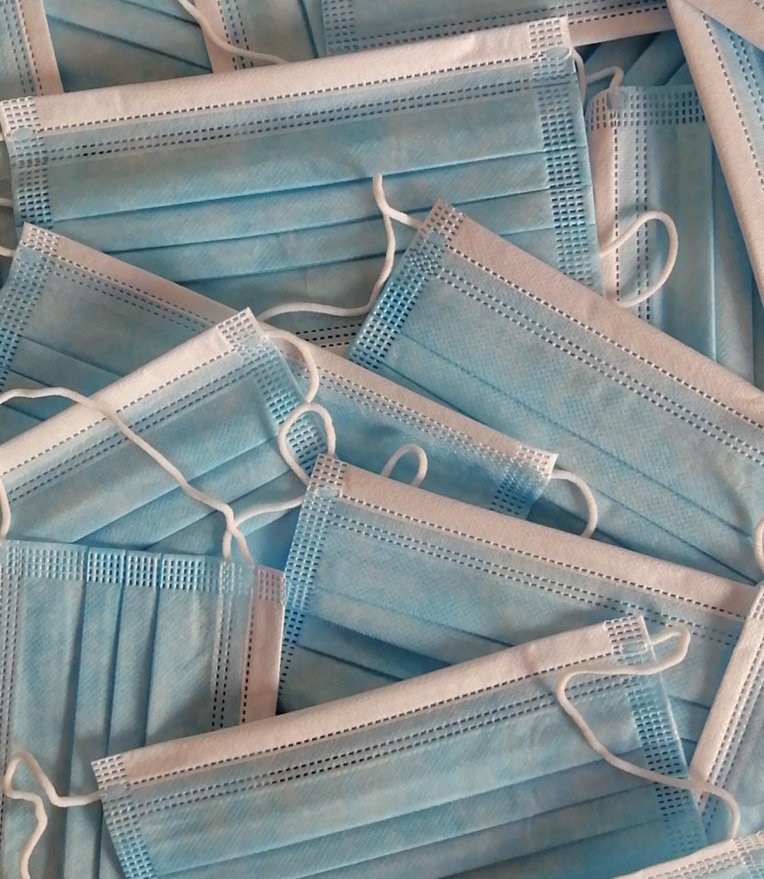 Cubrebocas Plisado Termosellado De 3 Capas Paquete De 450 Pzs