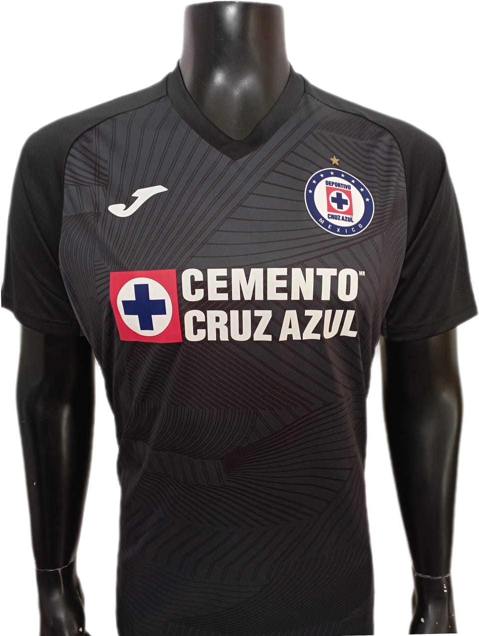 Jersey Joma Cruz Azul Portero Negra Hombre Original