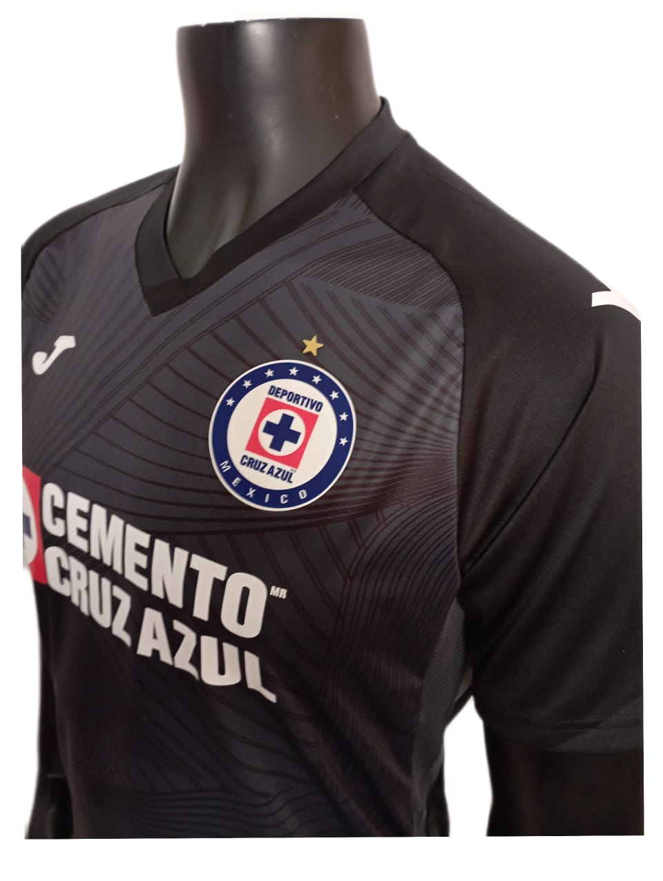 Jersey Joma Cruz Azul Portero Negra Hombre Original