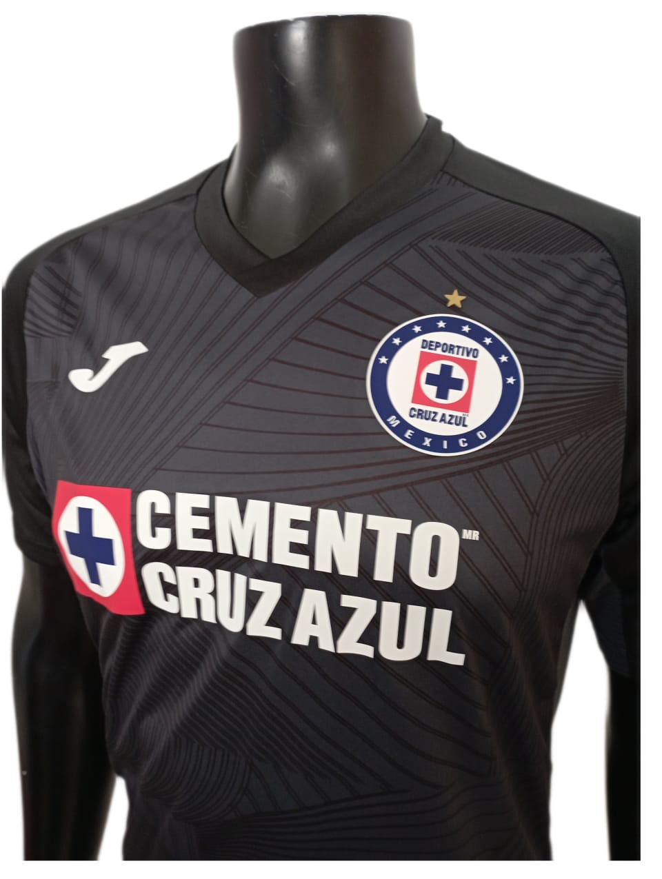Jersey Joma Cruz Azul Portero Negra Hombre Original