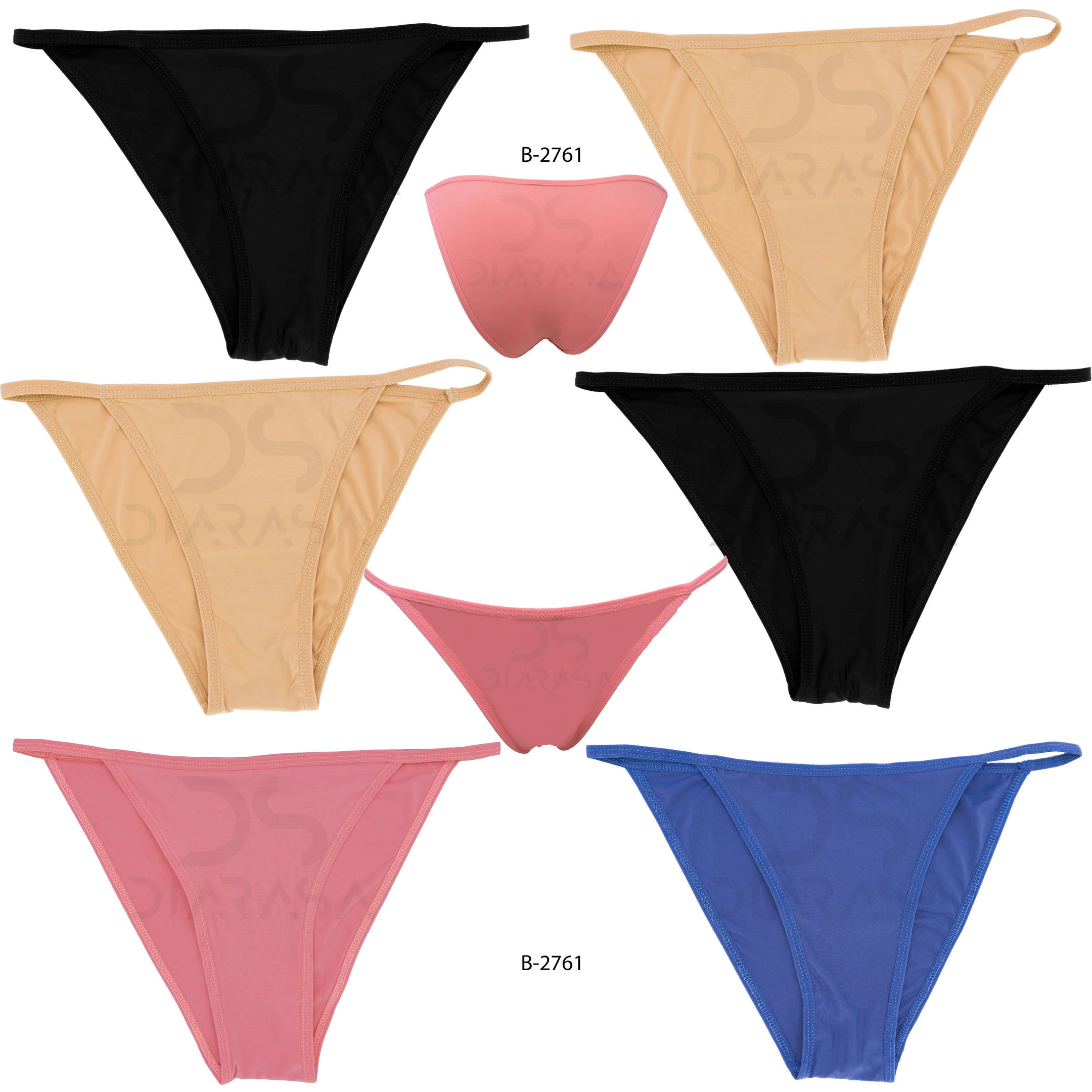 Panties de dama ropa interior de mujer TANGAS ENCAJE 12PZ MAYOREO